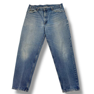 Levi's 505 Orange Tab Jeans 38x30 USA Vintage